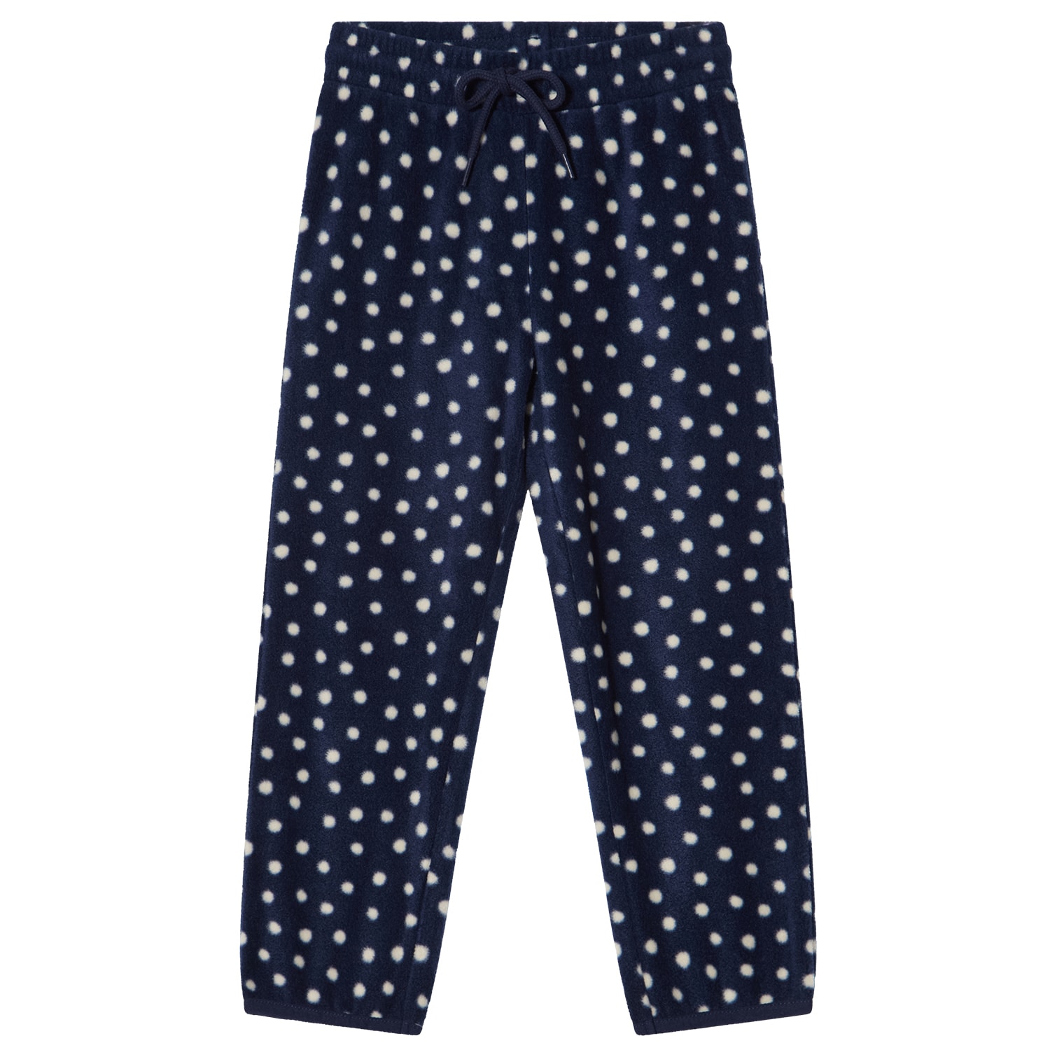Northpole Fleecebyxor Navy Polka Dots