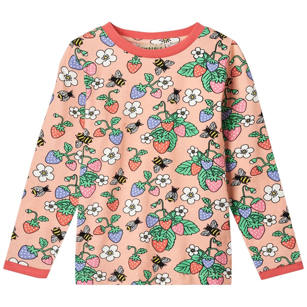 Strawberries Langærmet T-shirt Blossom