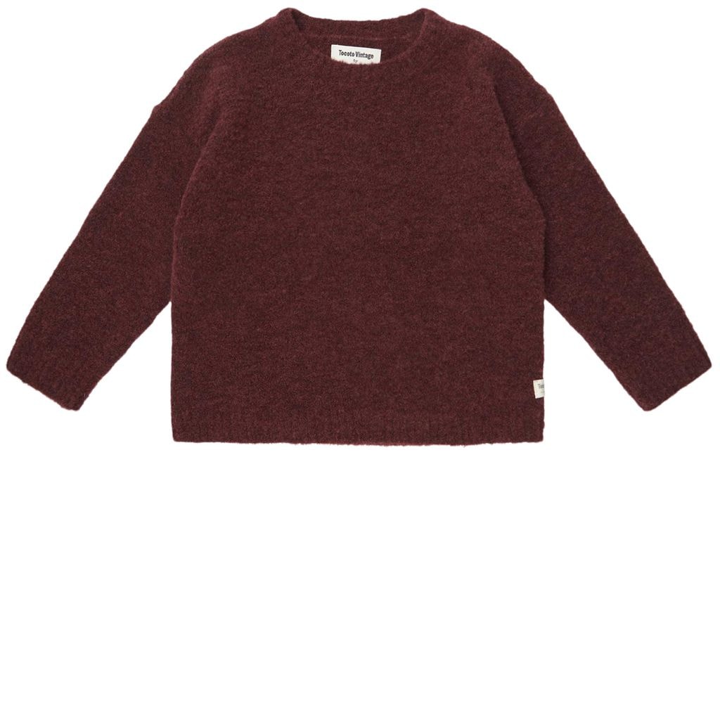 Basic Jersey Sweater Burdeaux