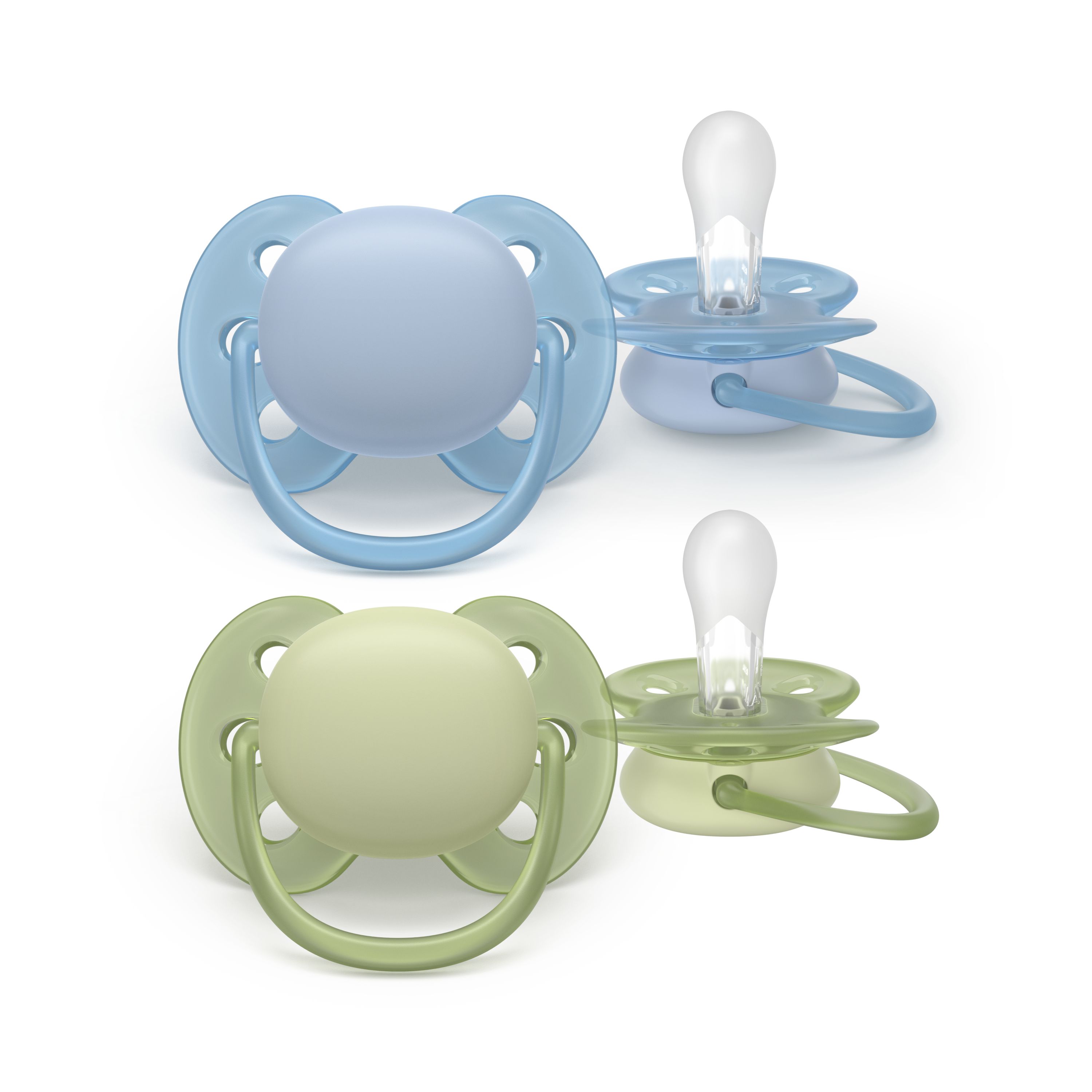 Ultra Soft 2-pack Nappar 0-6M Blue