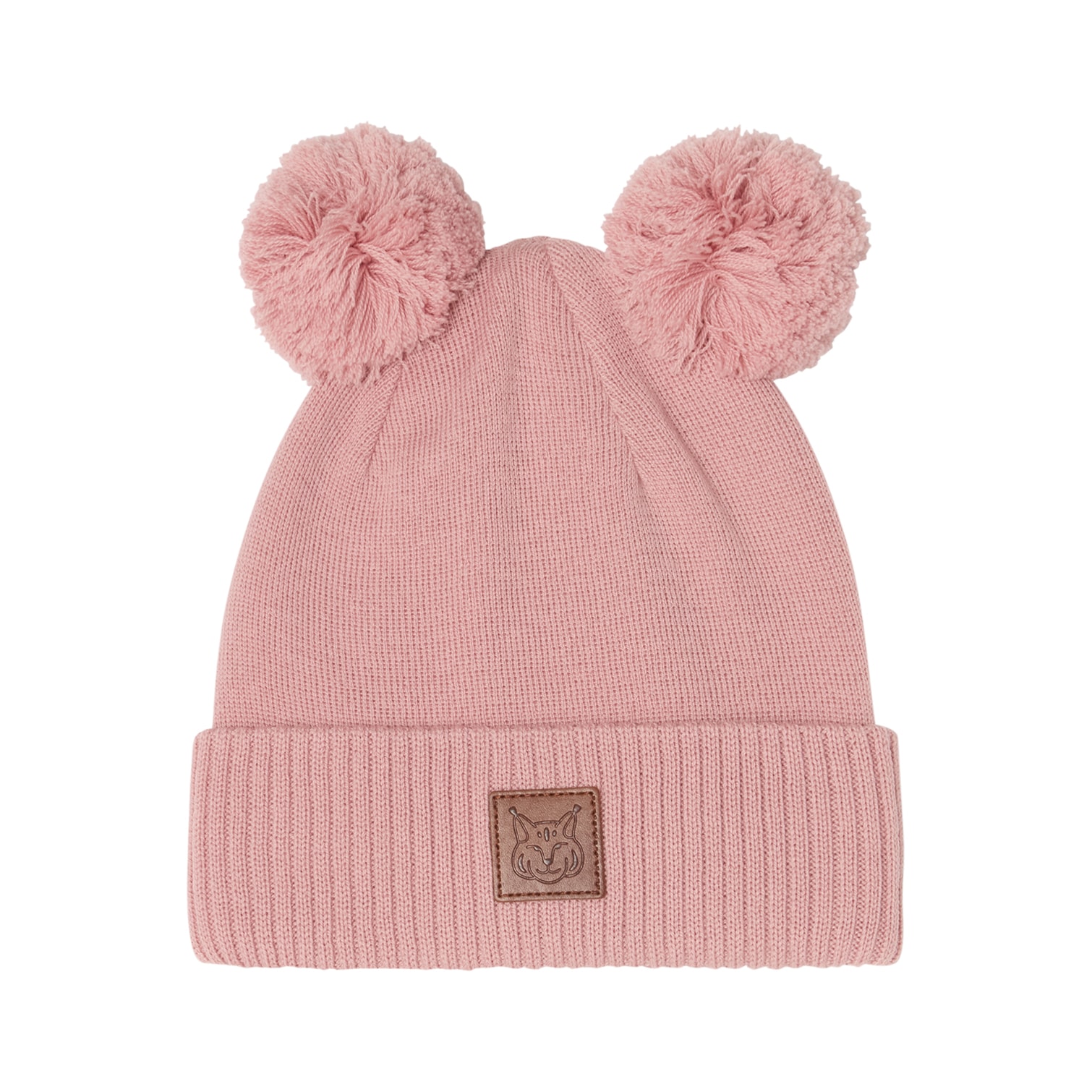 Zermatt Wool Beanie w Pom Poms Woody Rose
