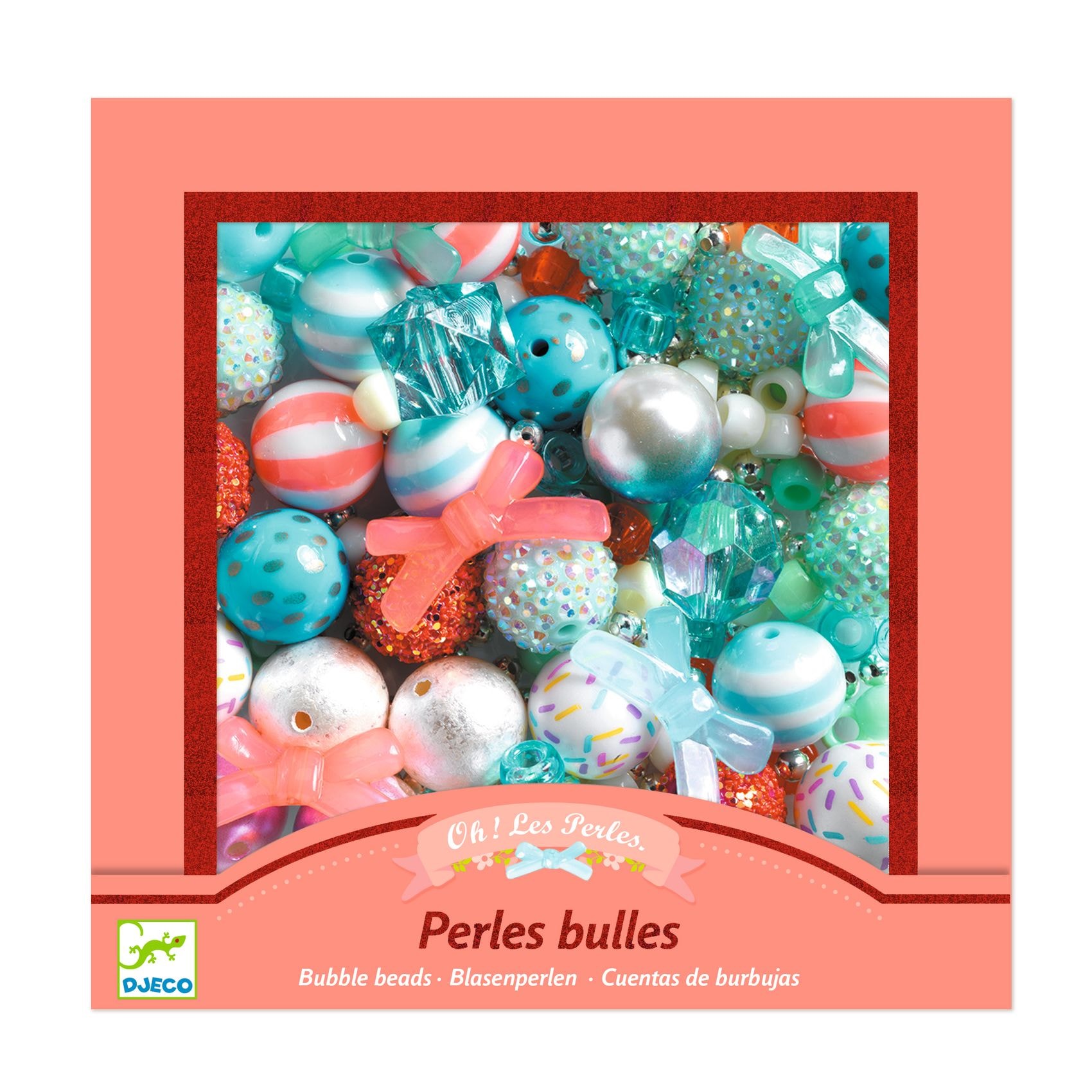 Bubble Bead Set Silver 