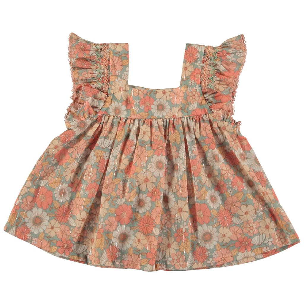 Floral Baby Blouse Pink