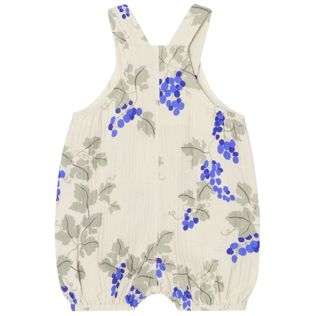 Muslin Dungarees Grapes Blue