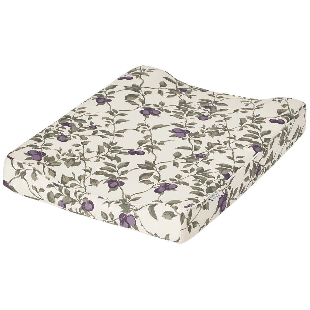 Plum Satin Changing Cushion