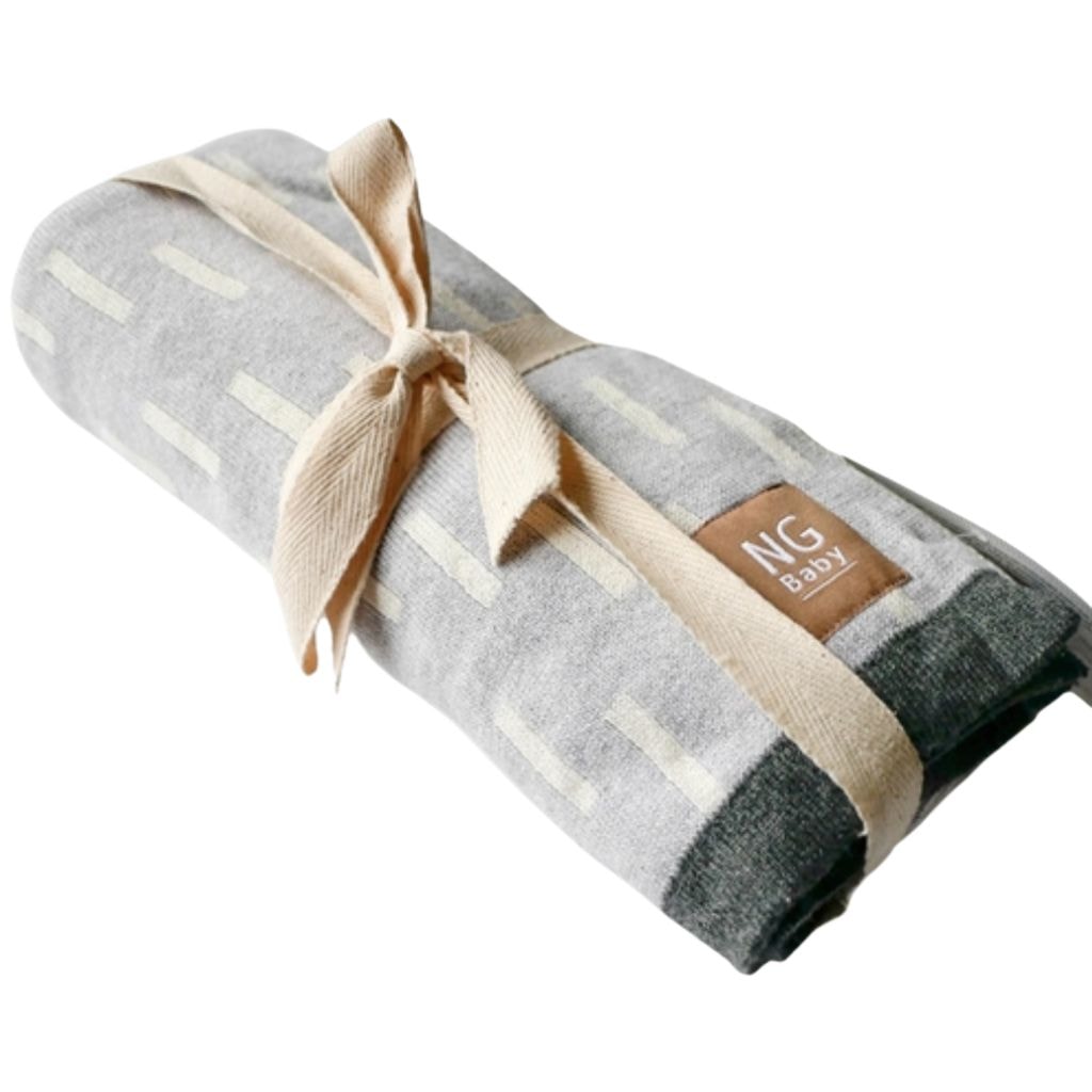 Bomullsfilt Grey Line