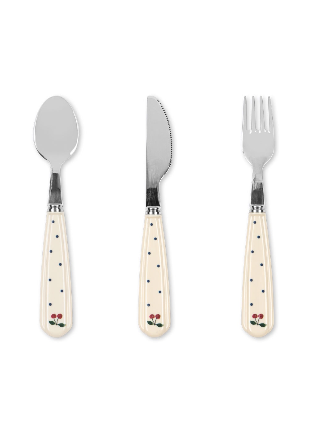 Cutlery Set Navy Dots 