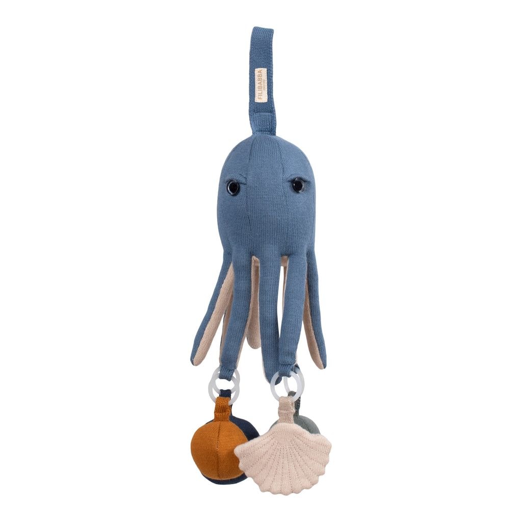 Otto The Octopus Aktivitetslegetøj Blå