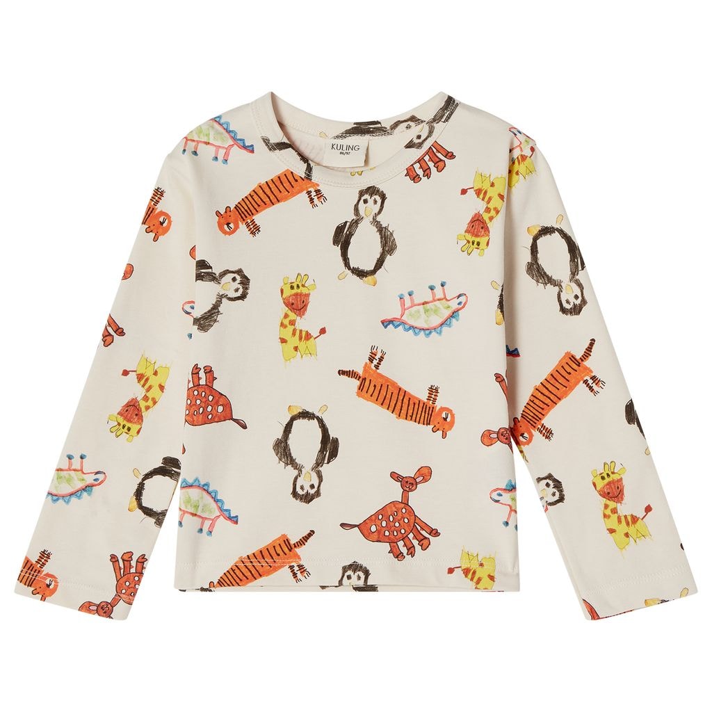 GOTS Athens Printed Long Sleeved T-Shirt Young Artists