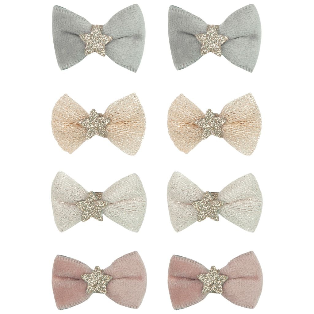 8 Hair Clips - Mini Prima Ballerina Swanlake