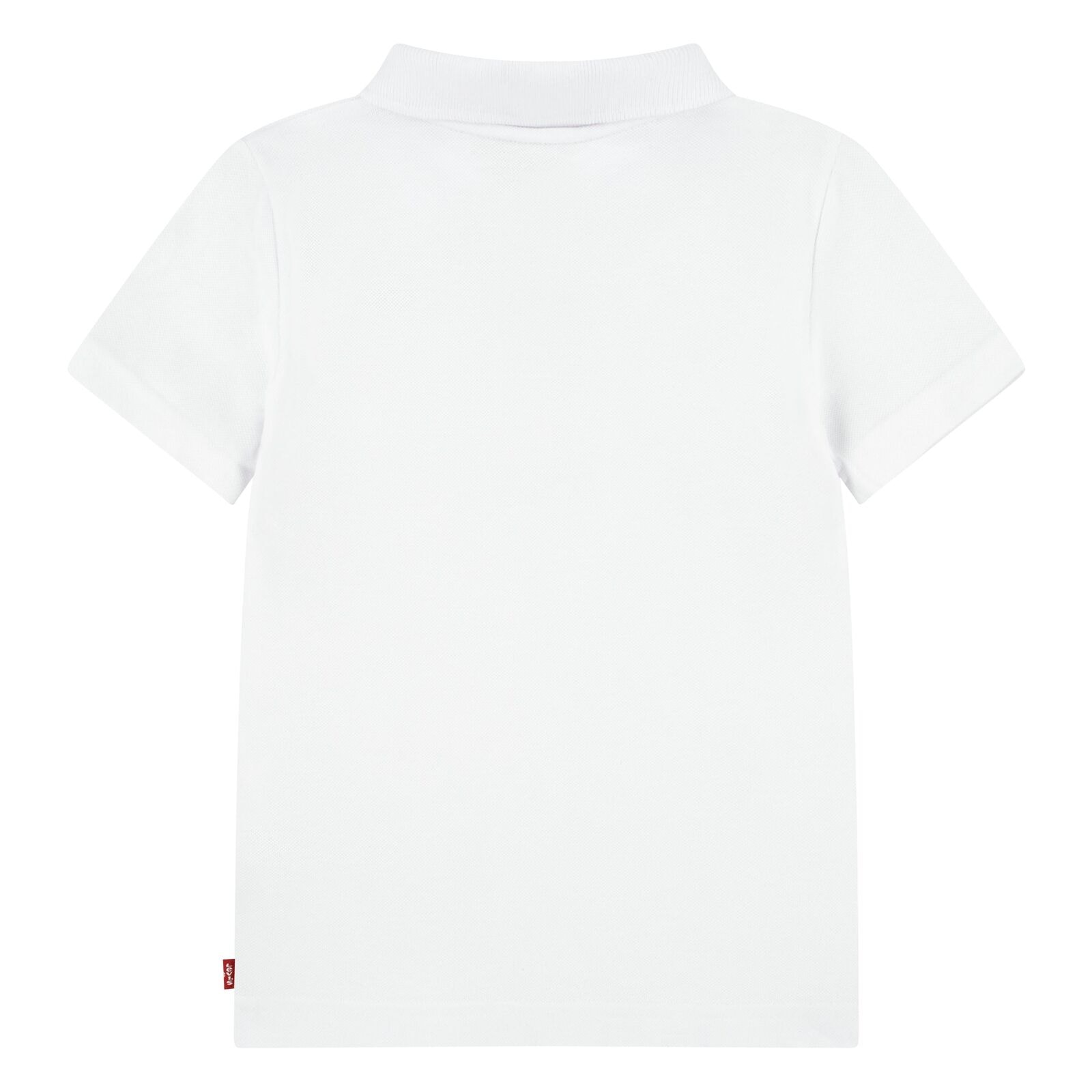 Batwing Polo White Red