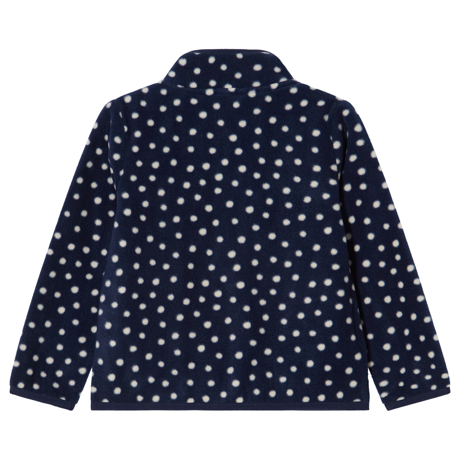 Northpole Fleecejacka Navy Polka Dots