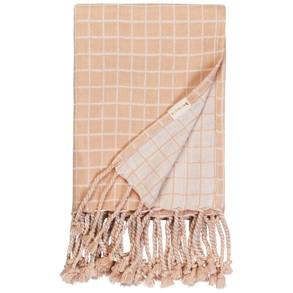 Ternet Tæppe Dusty Rose
