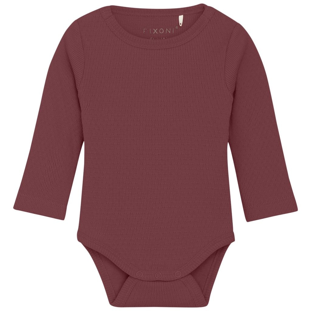 Body LS Rib Wild Ginger Body LS Rib Vauvan Body Wild Ginger