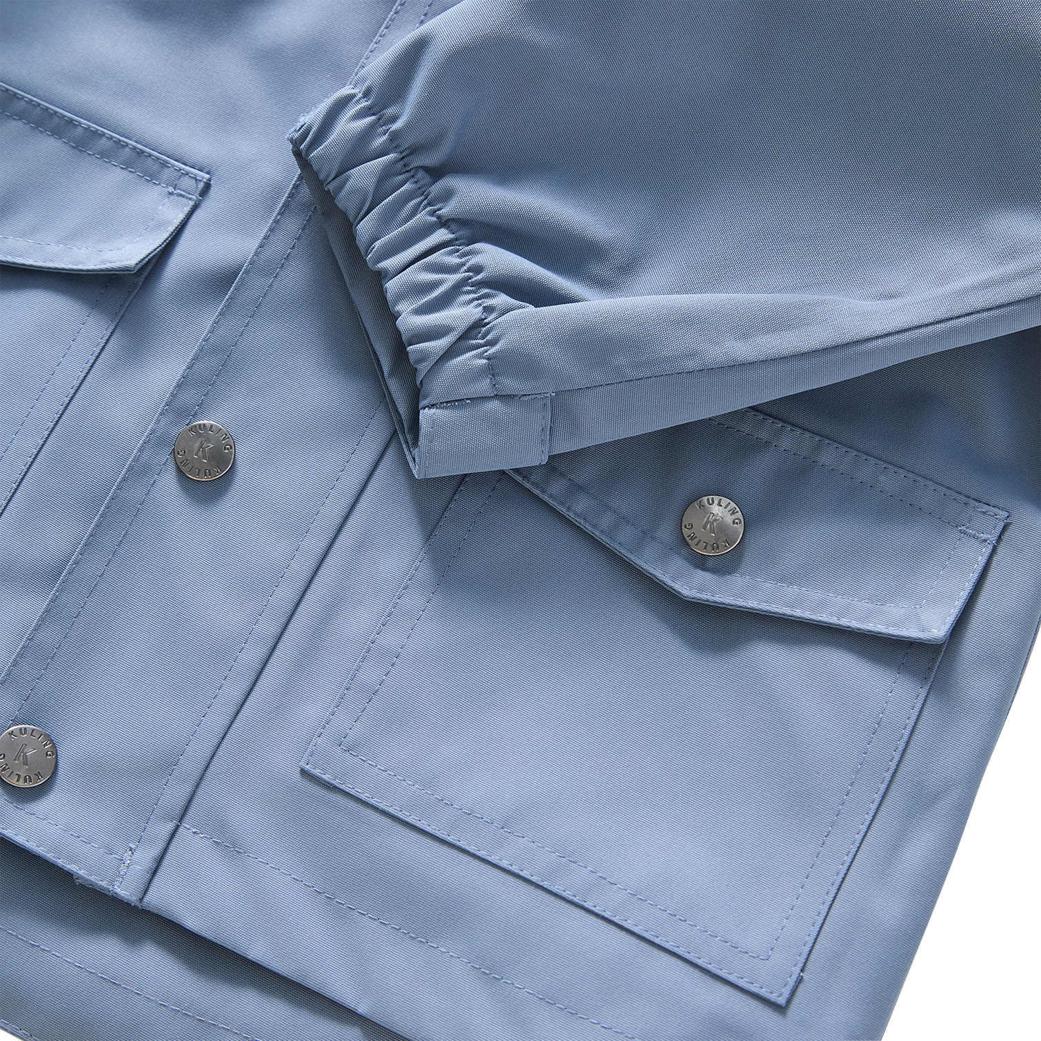Stockholm Skaljakke Flintstone Blue