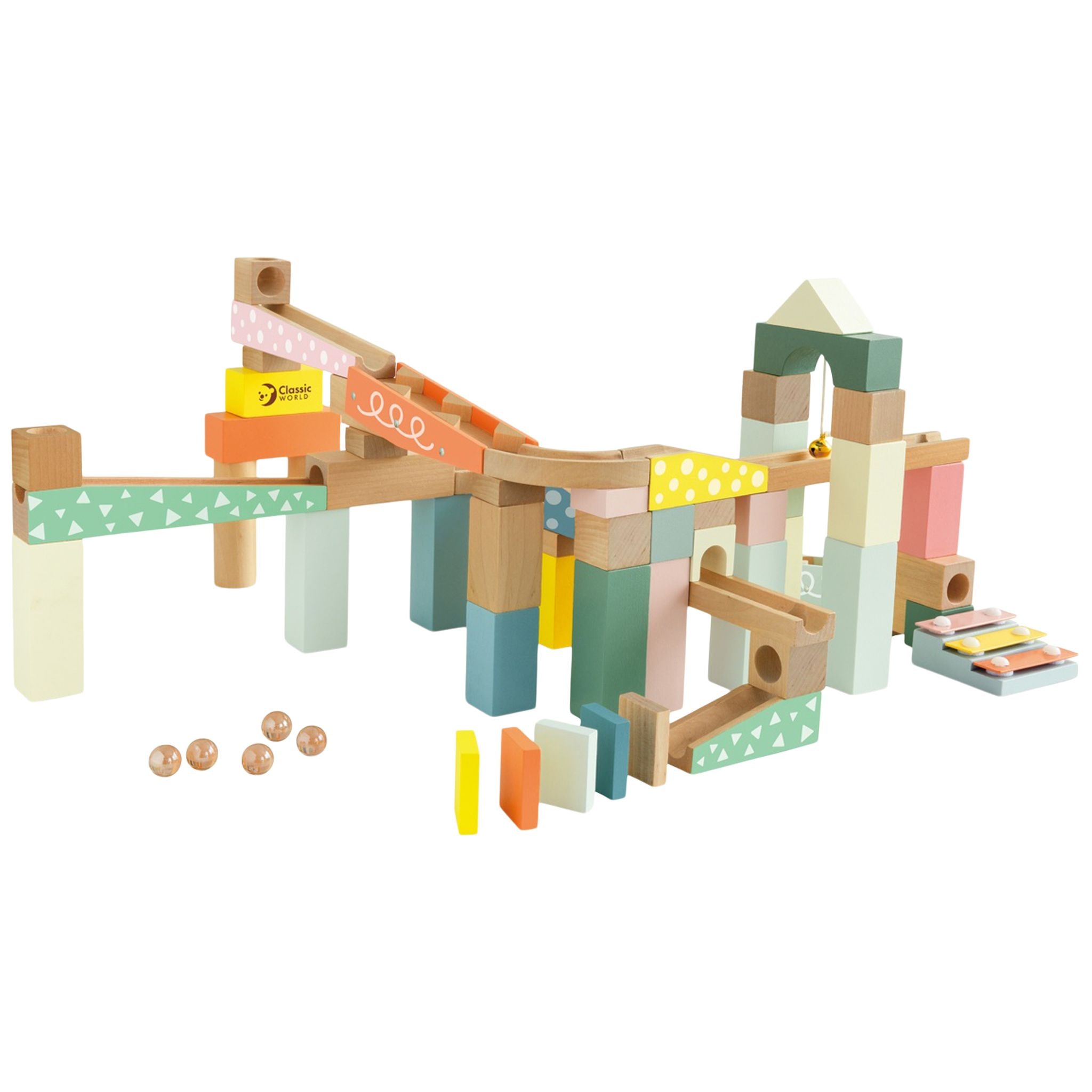 Building Blocks With Marbles