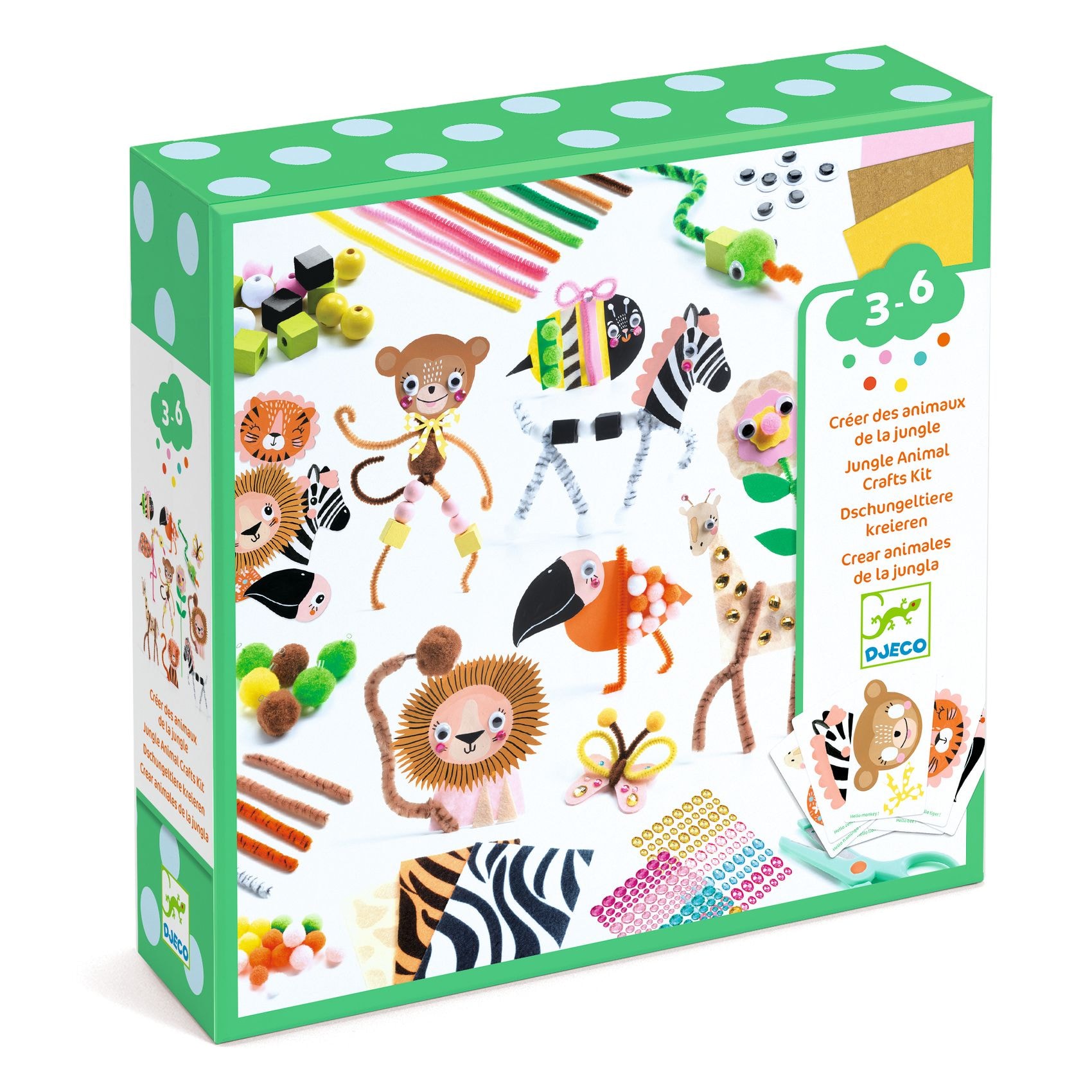 Kreativt Håndverkssett Jungle Animal