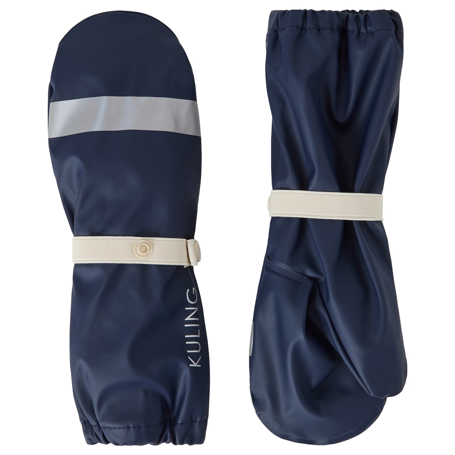 Vilnius Lined Rain Mittens Navy