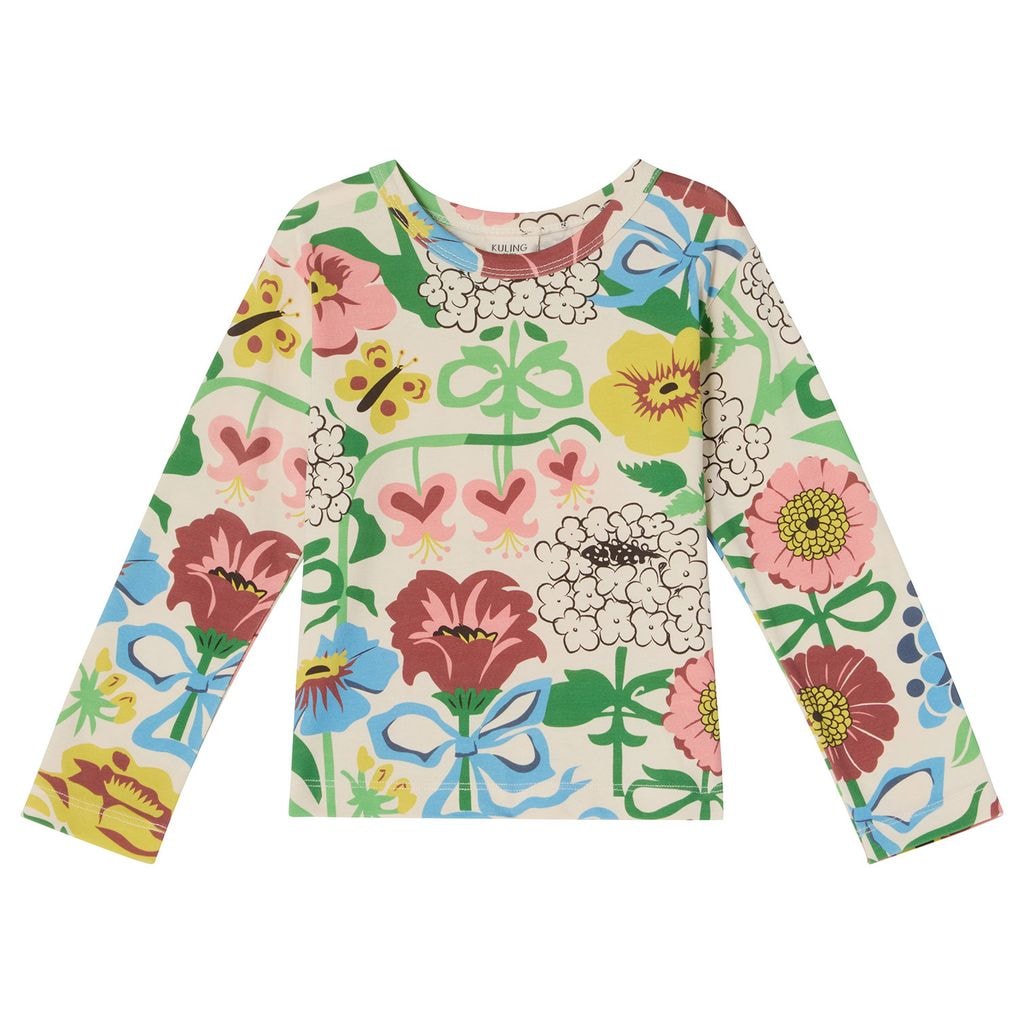 GOTS Athens Printed Long Sleeved T-Shirt Astrid Wilson