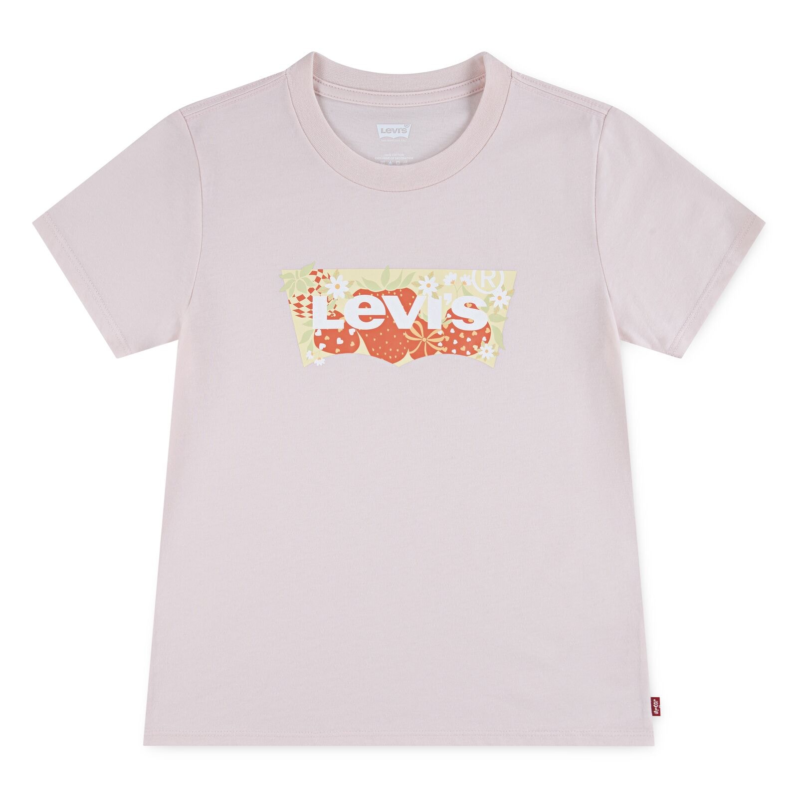 Strawberry Batwing T-shirt Crystal Pink