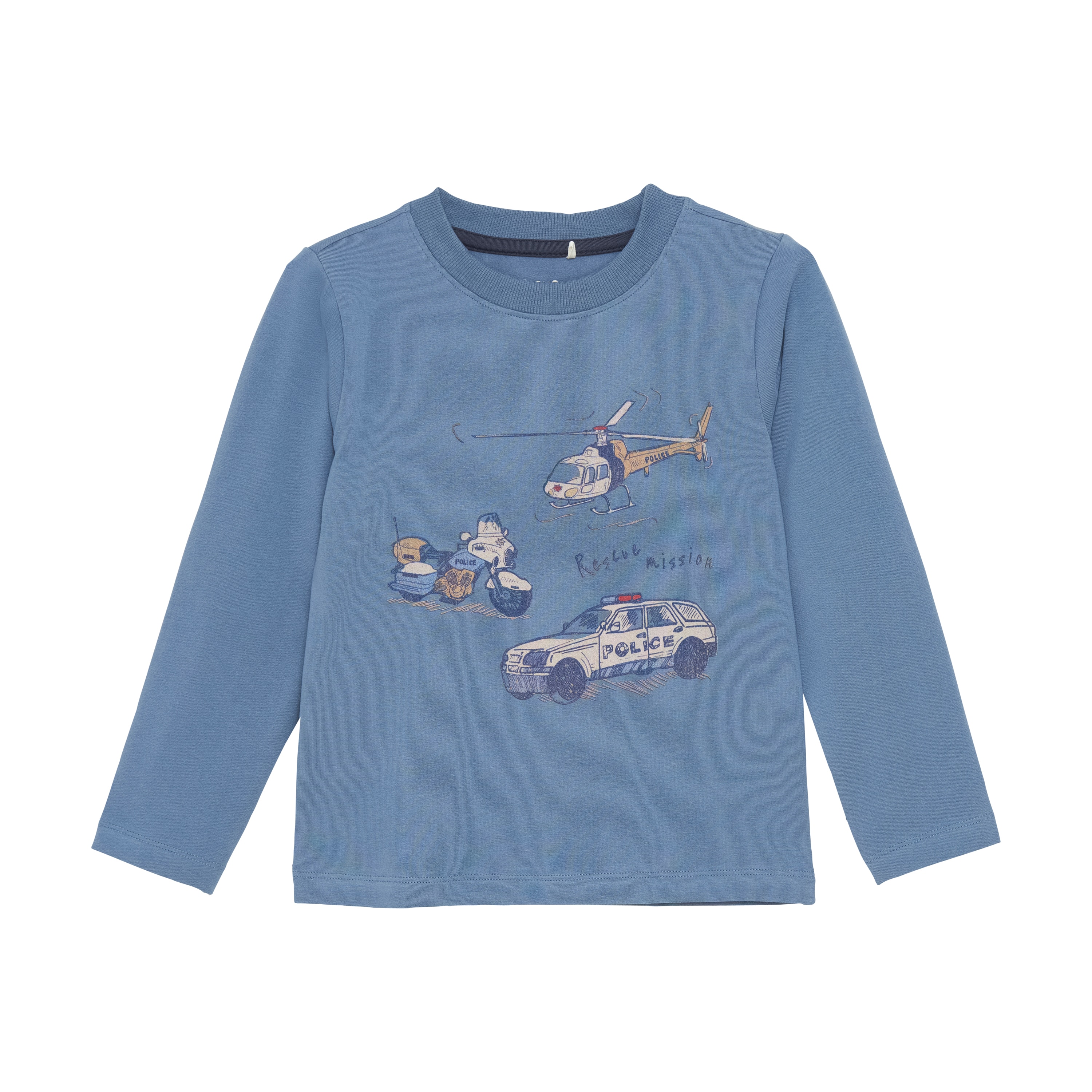 Long-Sleeved T-Shirt China Blue