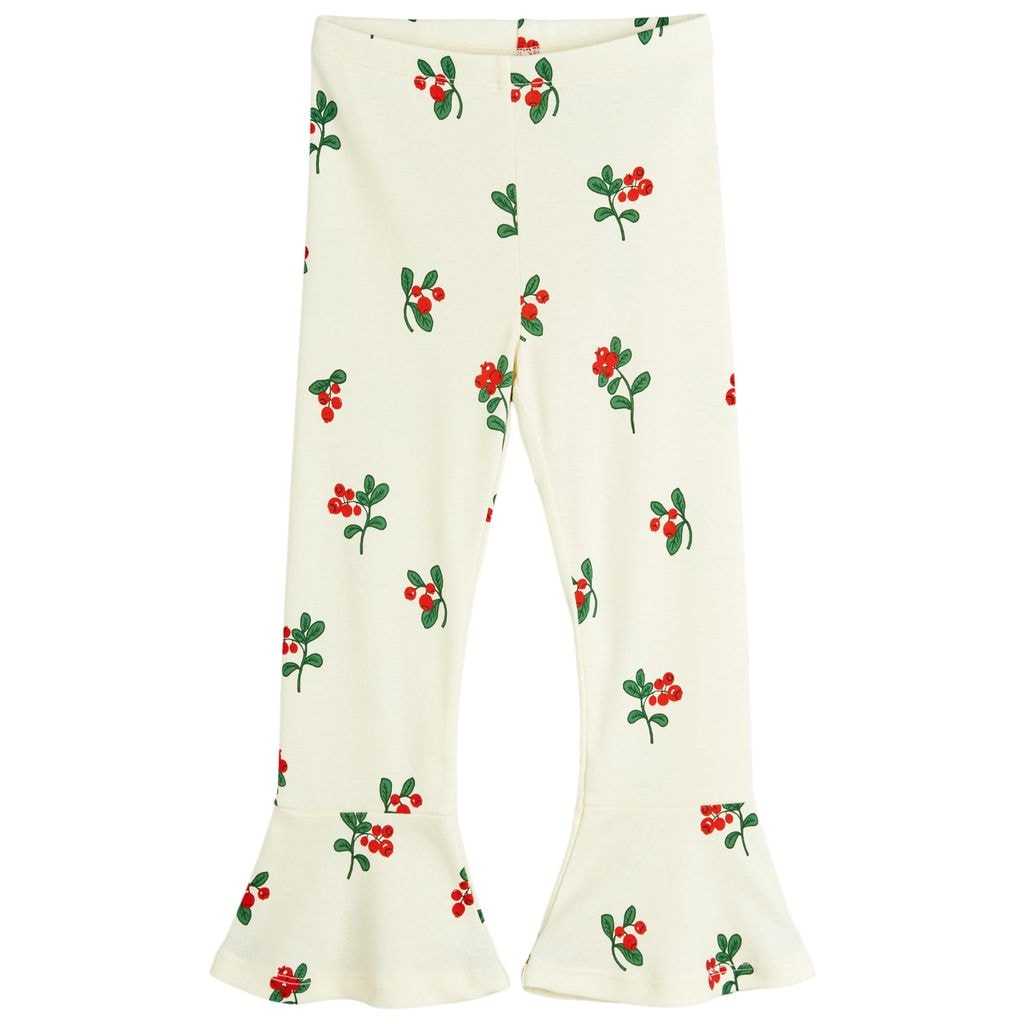 Lingonberries Aop 플레어 레깅스 Offwhite