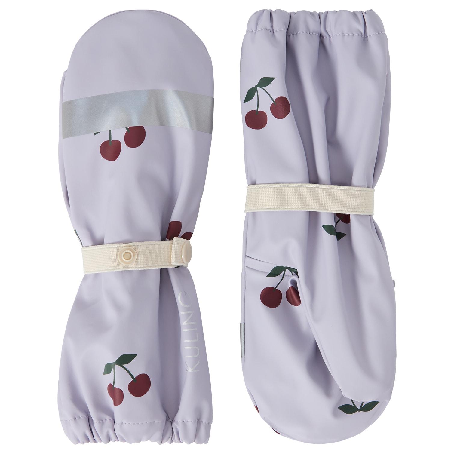 Vilnius Lined Rain Mittens Violet Cherry 