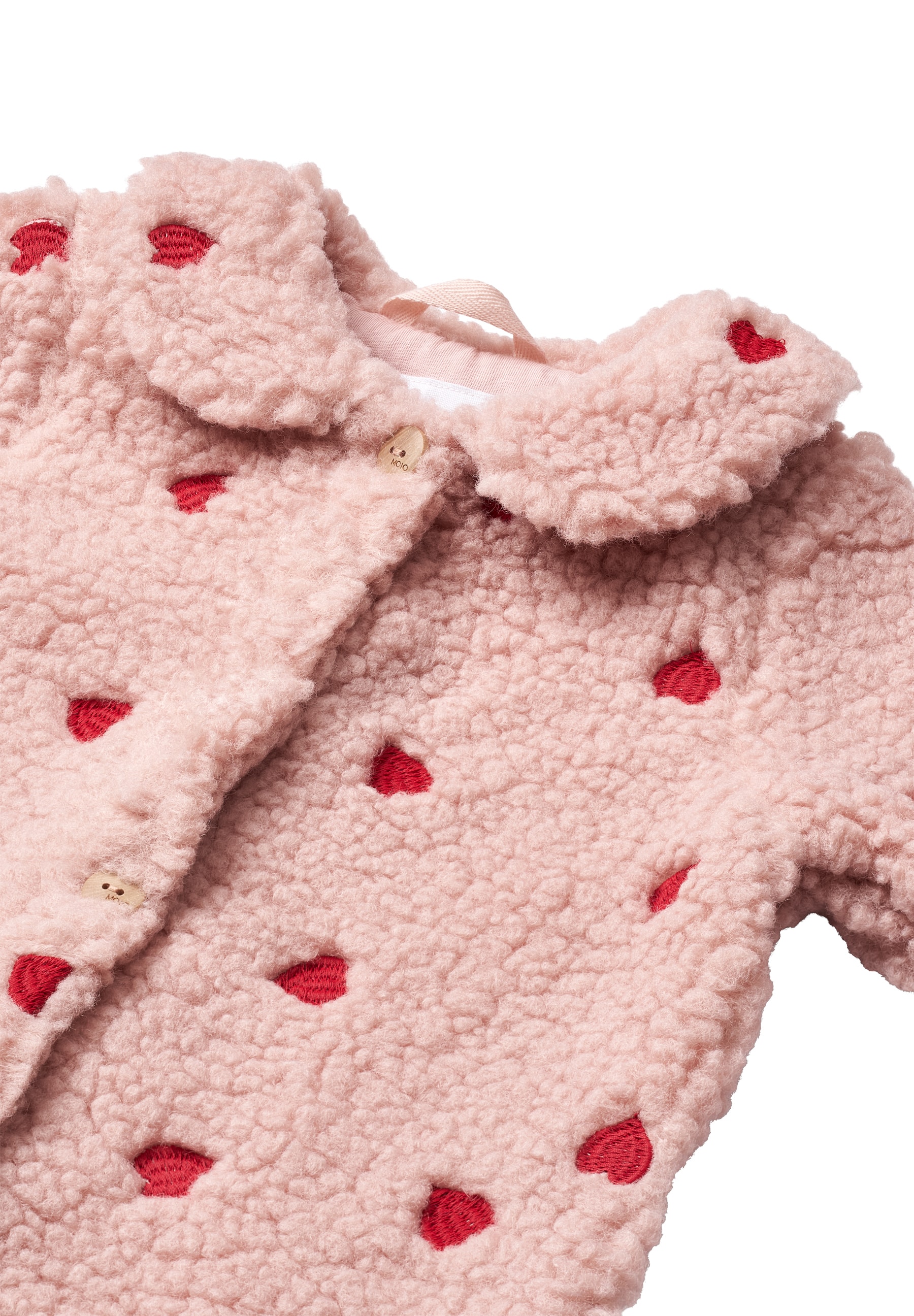 Udella Teddyoverall Red Hearts Soft