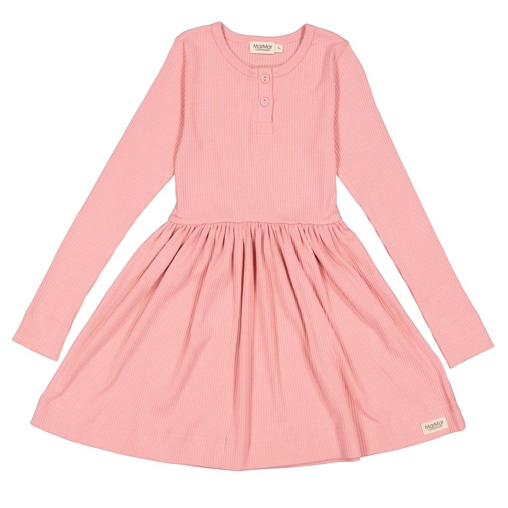 Dira Ribbed Dress Pink Delight