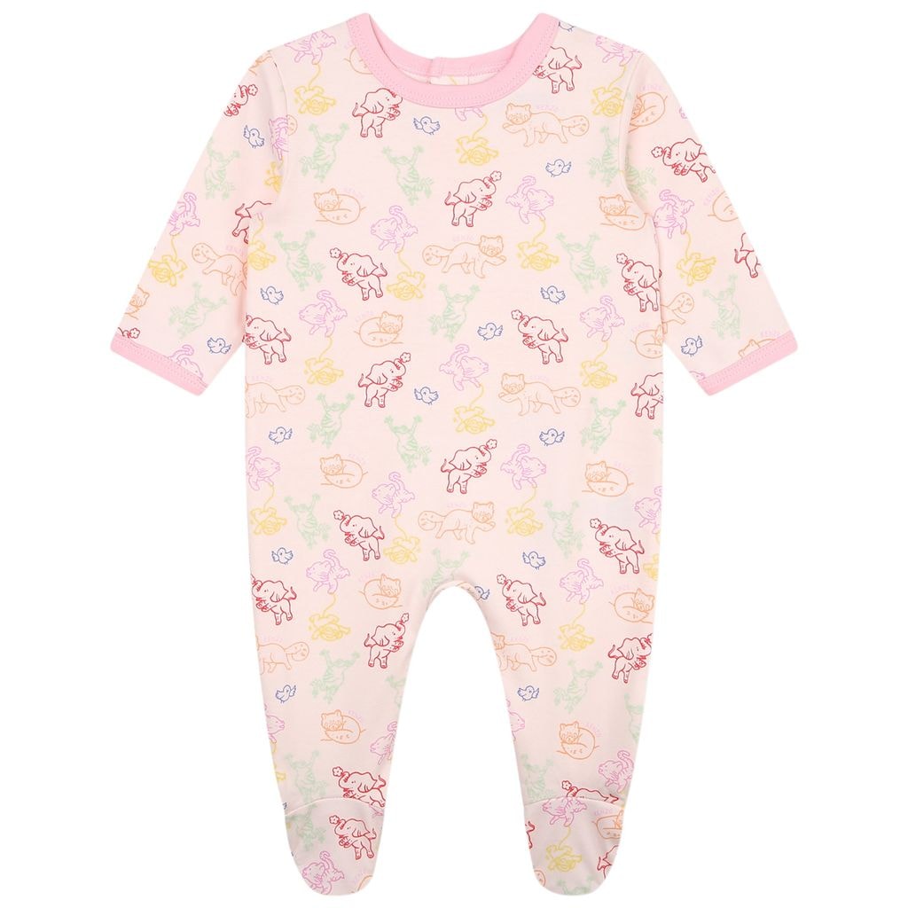 Printed Baby Set Pink