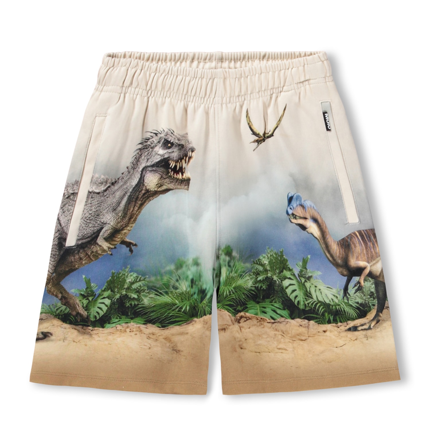 GOTS Amil Mjukisshorts Hot Spring Dinos 