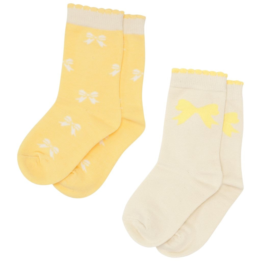 2-Pack Bow Socks