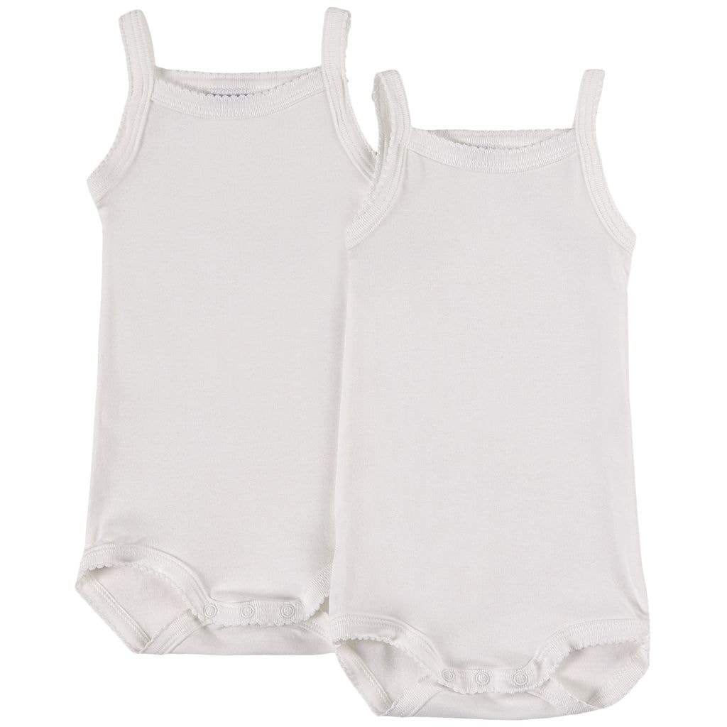 2-Pack Baby Bodies White
