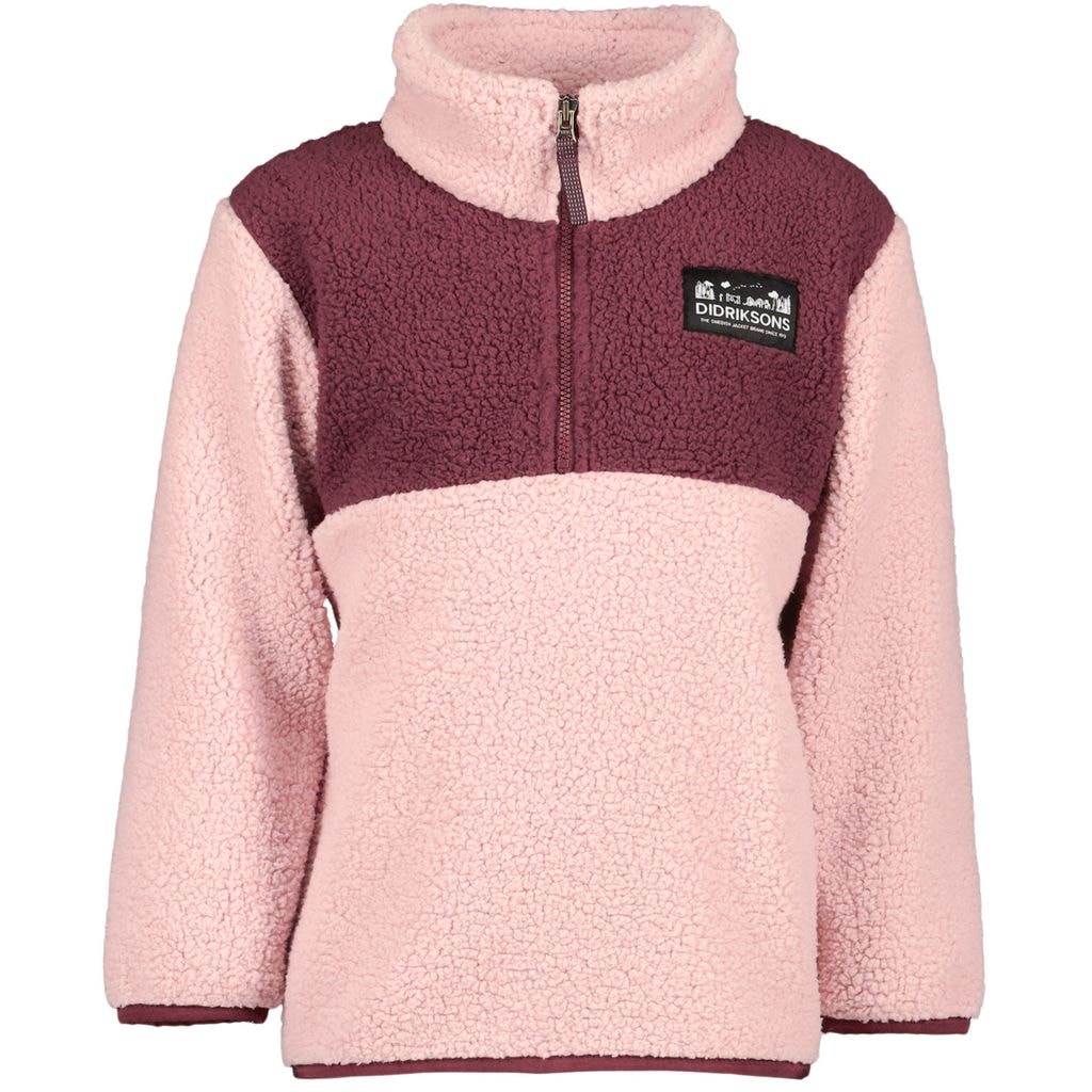 GOSIG KIDS HALFZIP, Dusty pink GOSIG Barn Halvdragkedja Tröja Dusty Pink