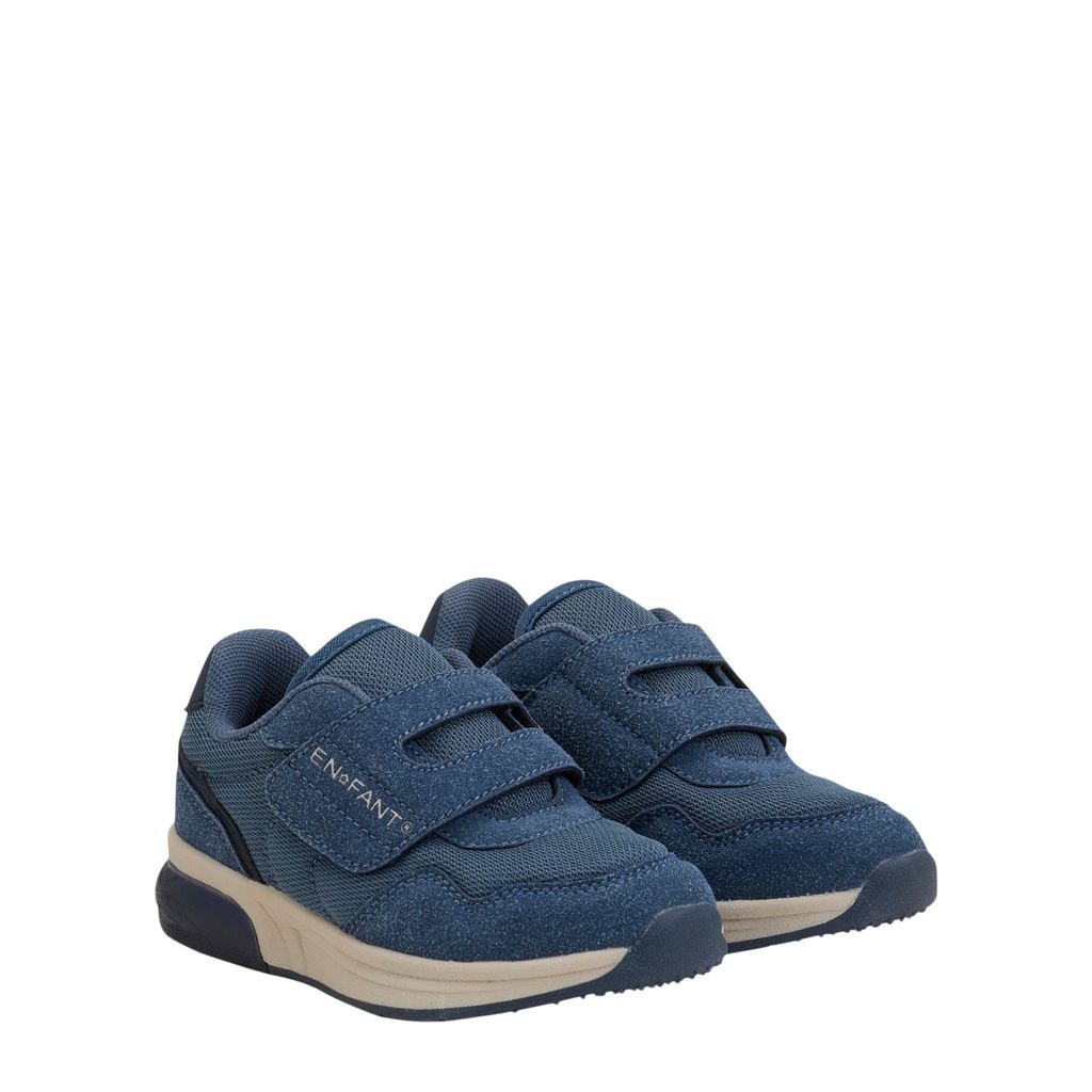 Velcro Sneakers Med Lys Vintage Indigo