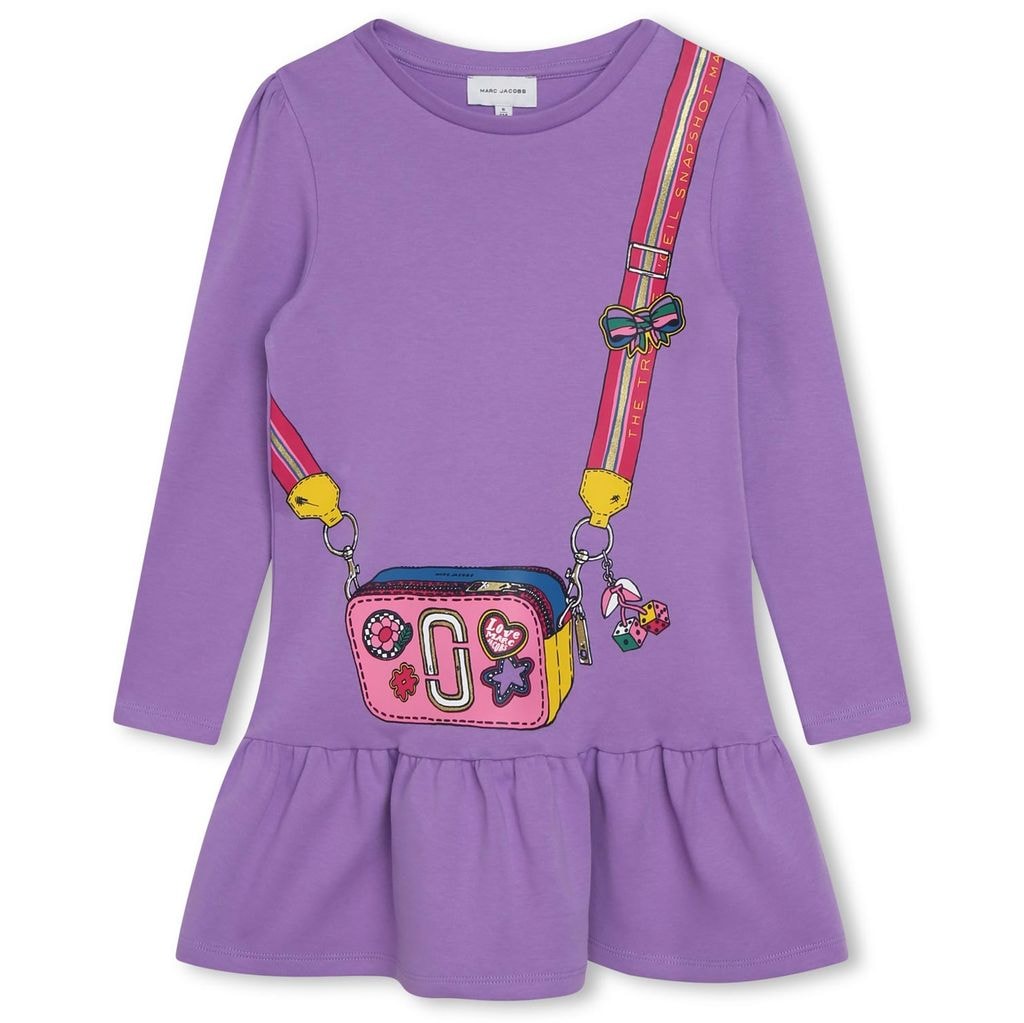 Dress With Print Purple