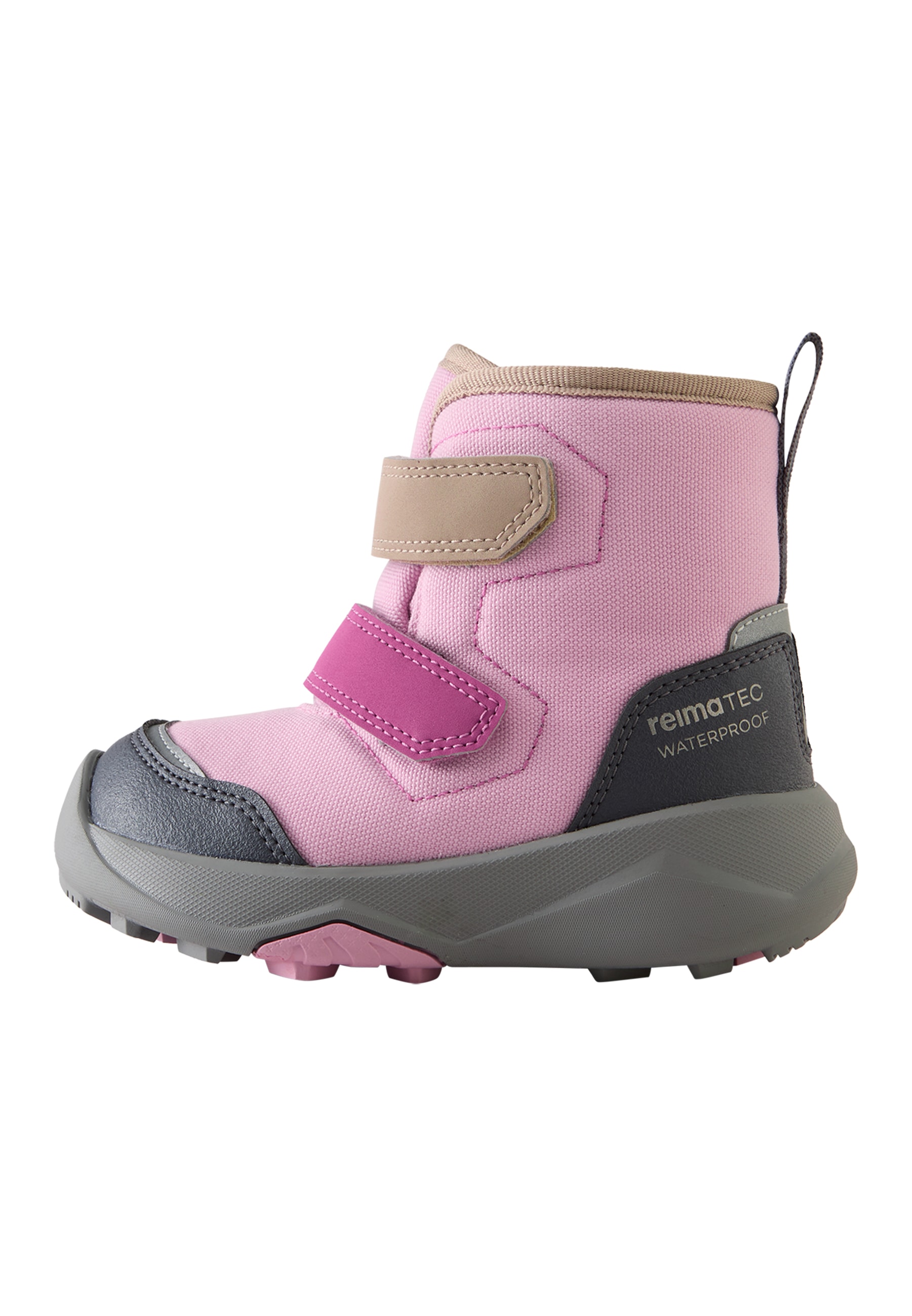 Talviuni ReimaTec Vedenpitävät Kengät Grey Pink