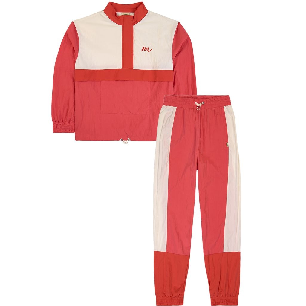 Kuling x Maja Mama Colorblock Verryttelypuku Candy Pink/Bright Red