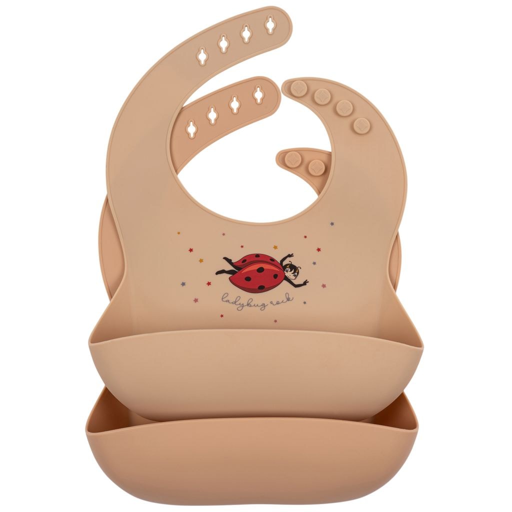 2-Pack Bibs Ladybug