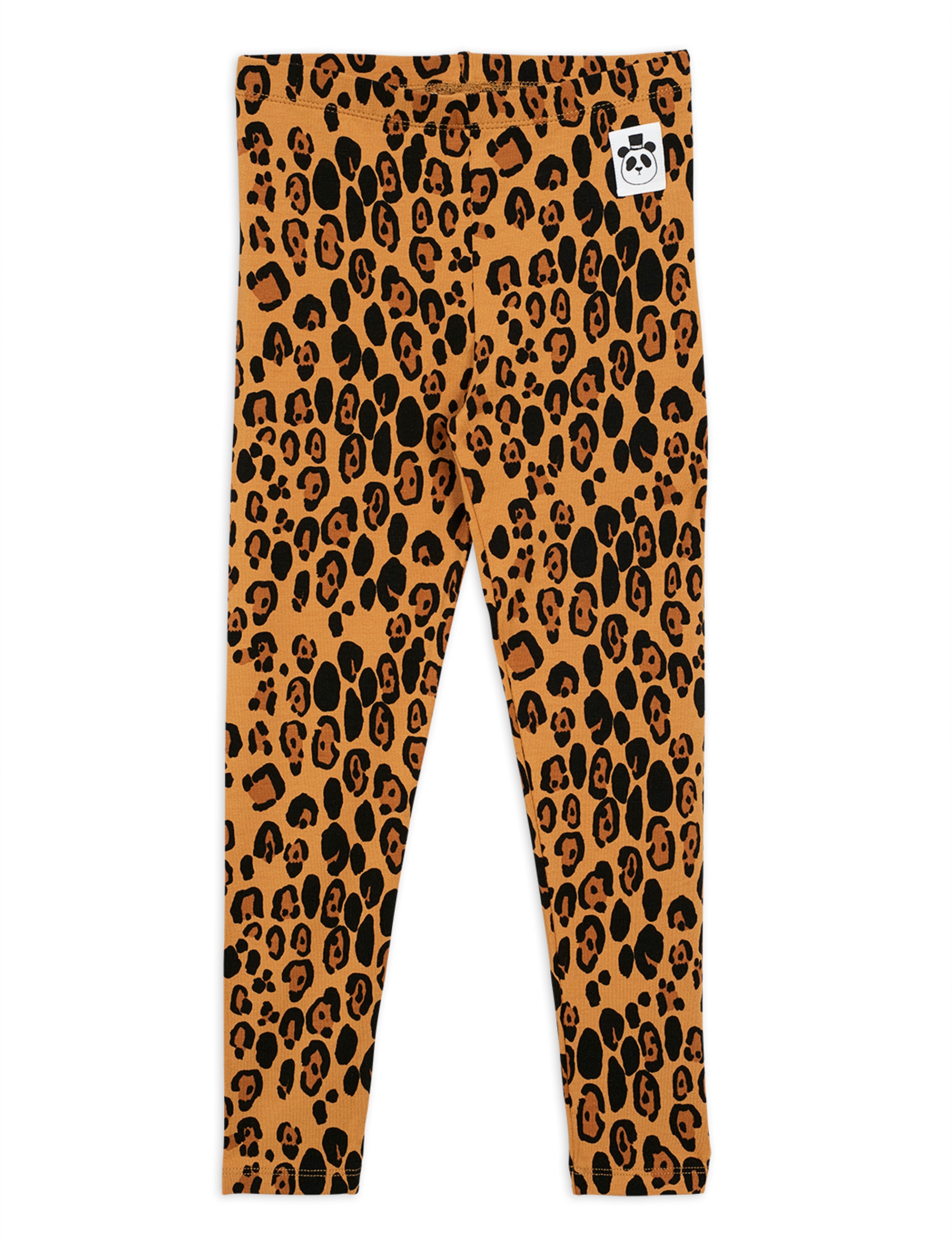Leopard-leggings Beige 