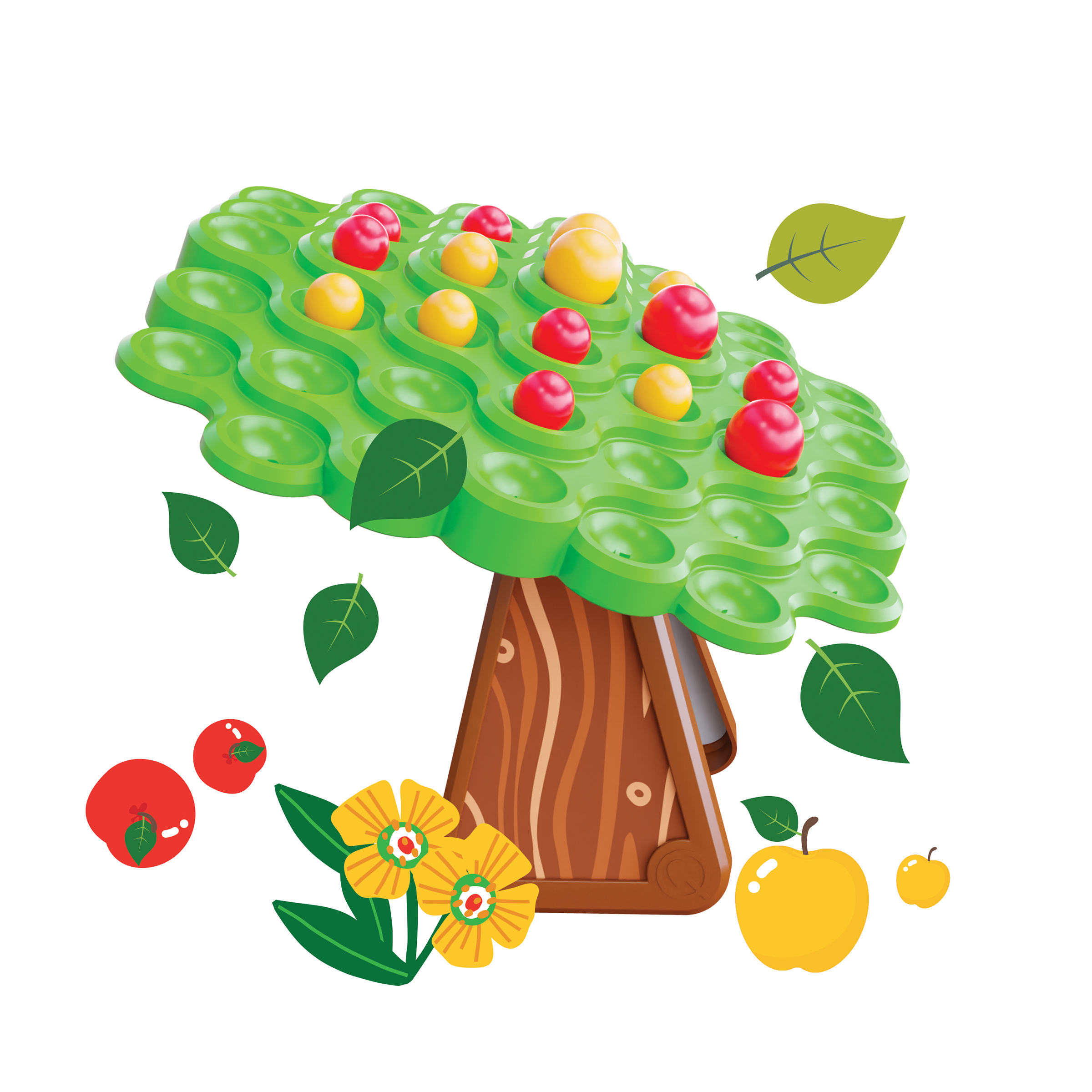 Quercetti - Stay Apple Balanced Balansspel Multi