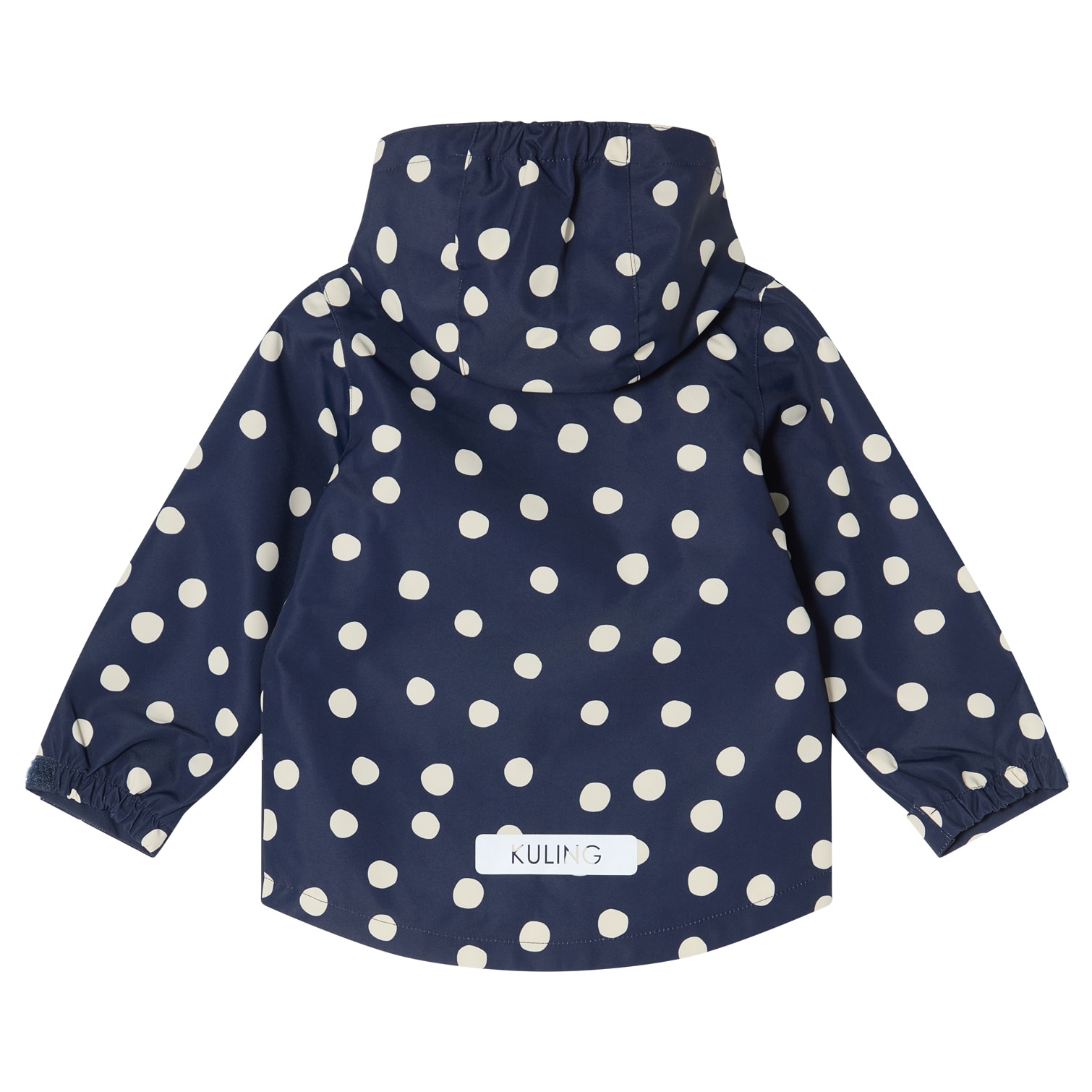 Stockholm Skaljakke Navy Polka Dots