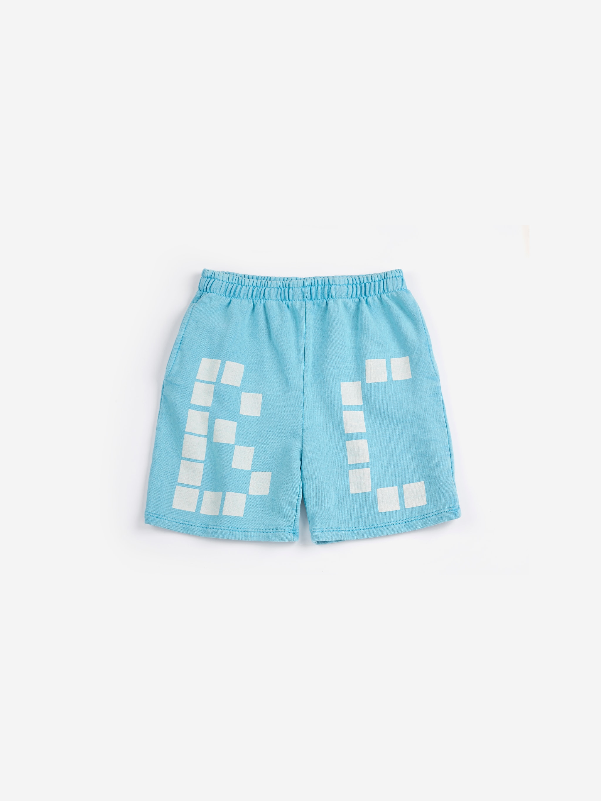 Square Bobo Choses Shorts Light Blue 