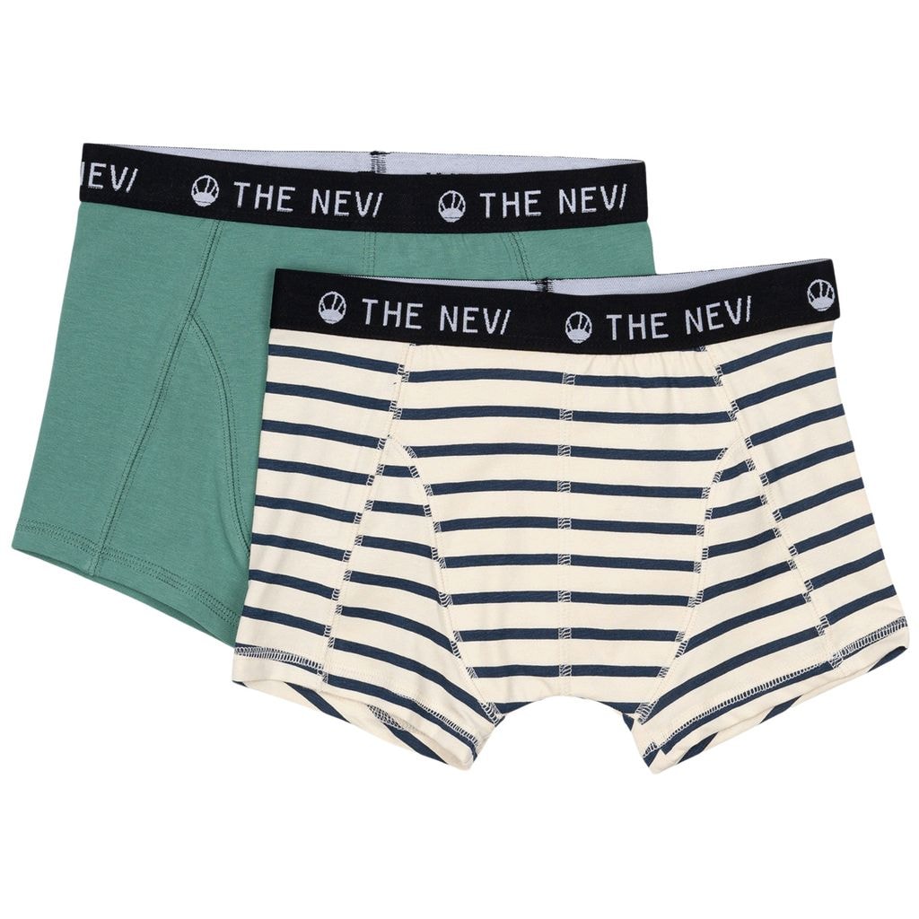 GOTS Boxershorts 2-pak Bottle Green