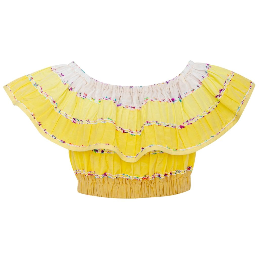 Crop Top Sunrise Yellow