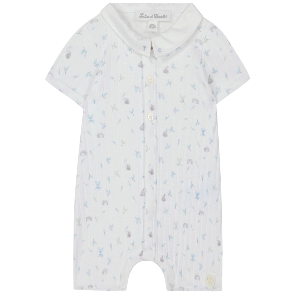 Printed Romper White