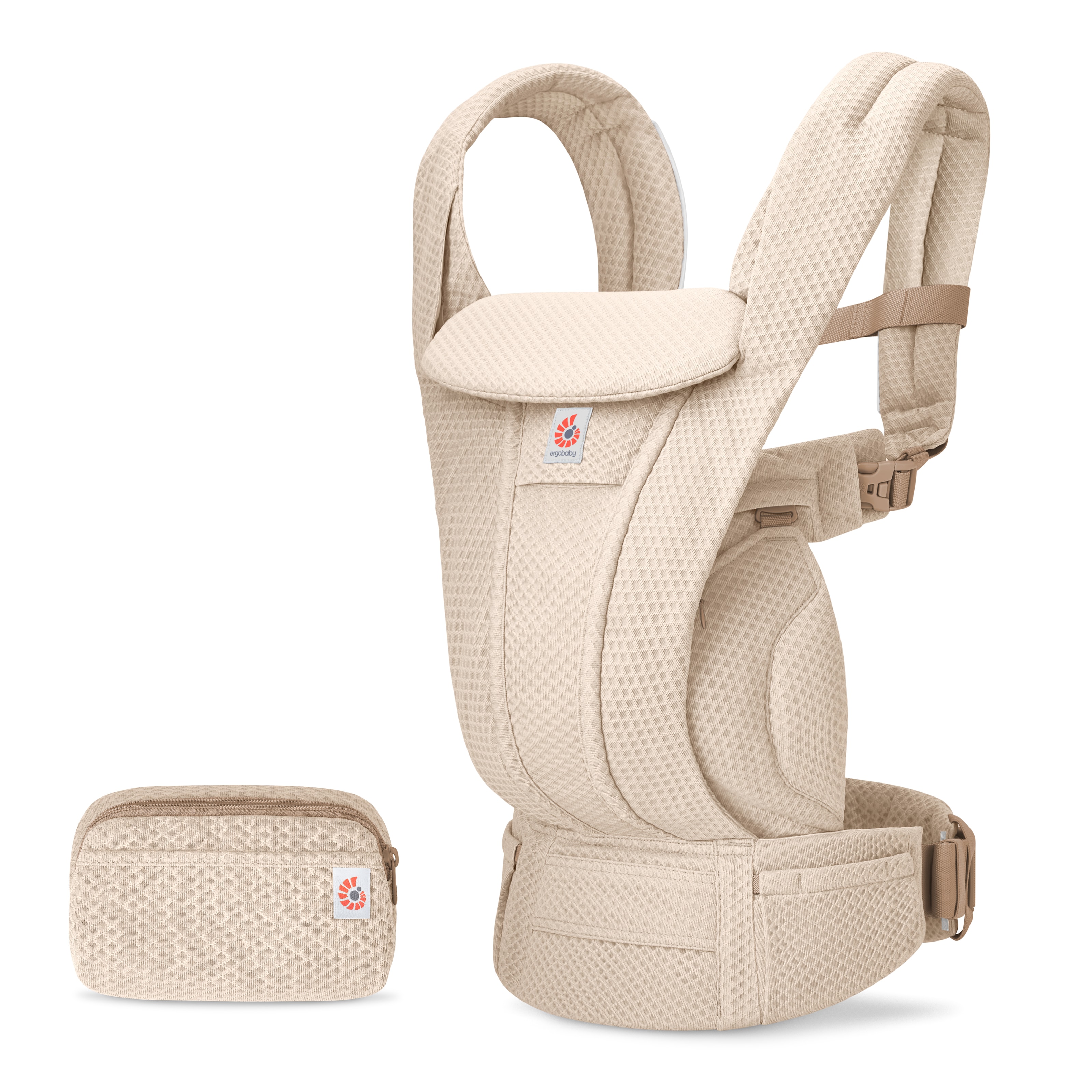 Omni Deluxe Mesh Baby Carrier Natural Beige 