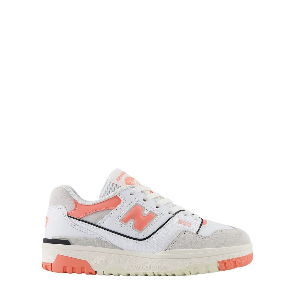 550 Kids Lace Sneakers White