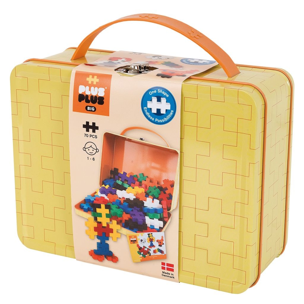 BIG Metal Suitcase Yellow 