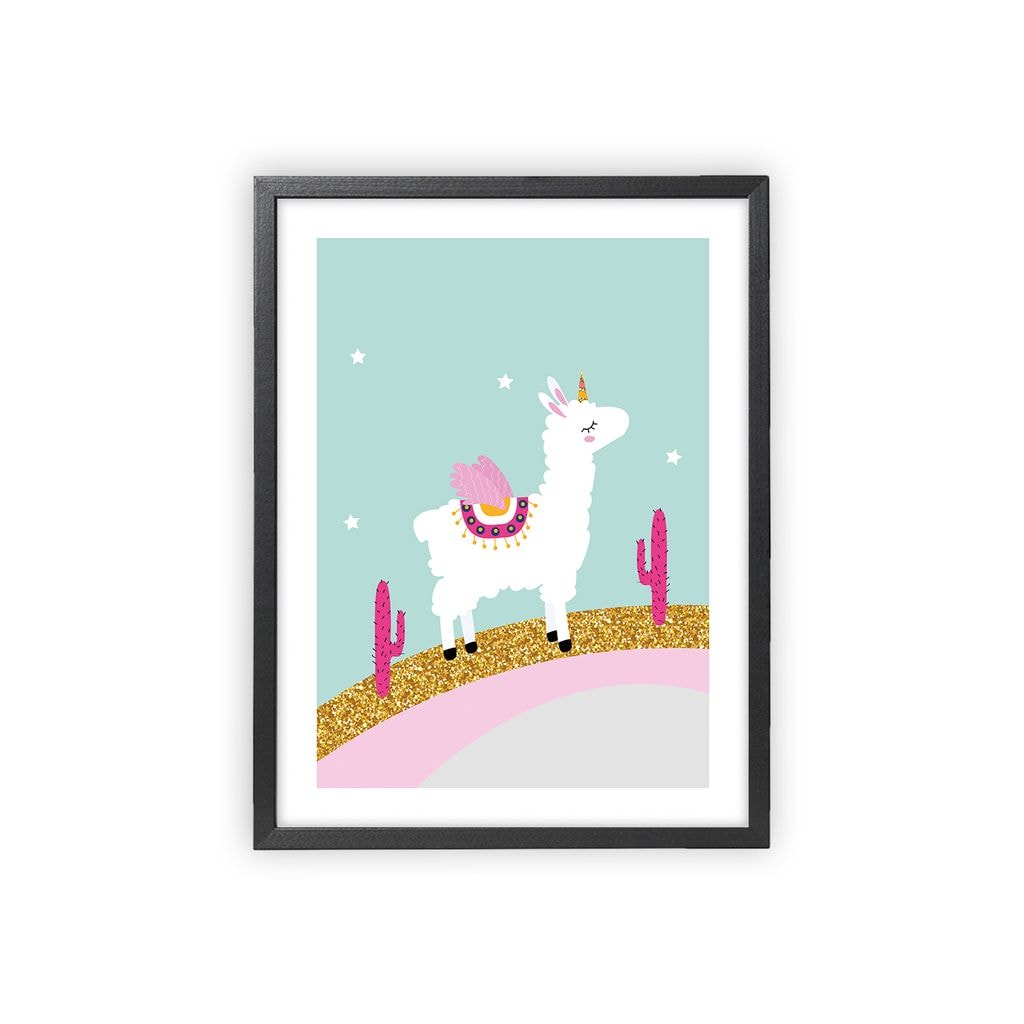 Poster Lama Colors